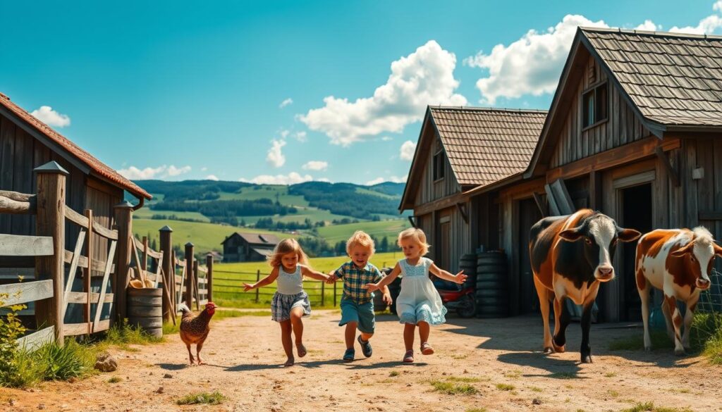 Bauernhofferien mit Kindern