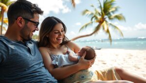 Familienurlaub mit Säugling