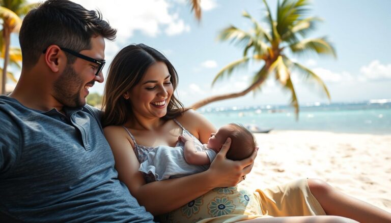 Familienurlaub mit Säugling