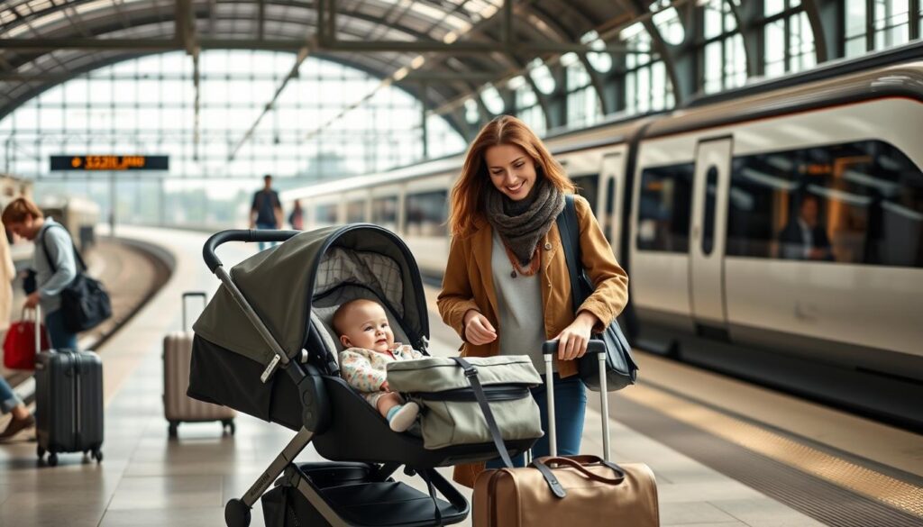 Reisen mit Baby verschiedene Verkehrsmittel