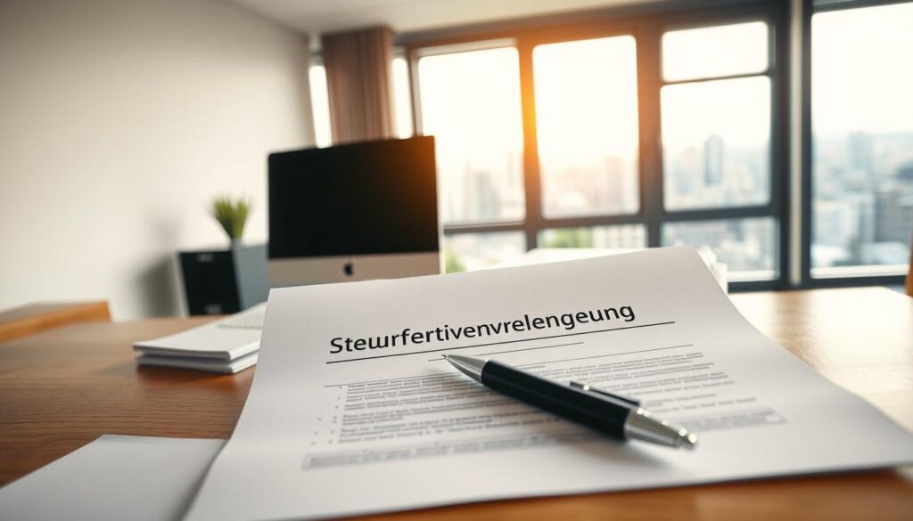 Steuerfristverlängerung Antrag