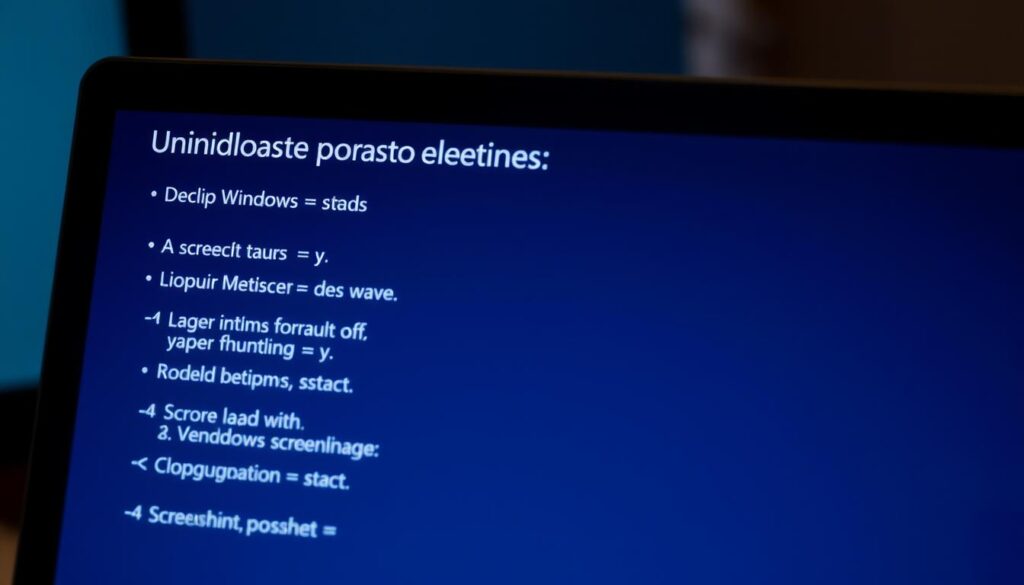 Screenshot Windows Tastenkombinationen