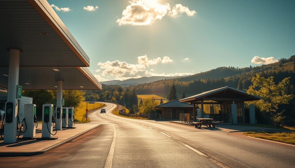 Tankstellen und Rastplätze im Ausland