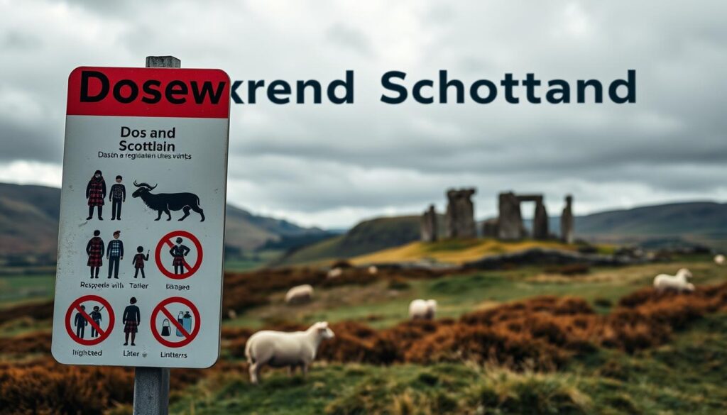 Verhaltensregeln Schottland Dos and Donts