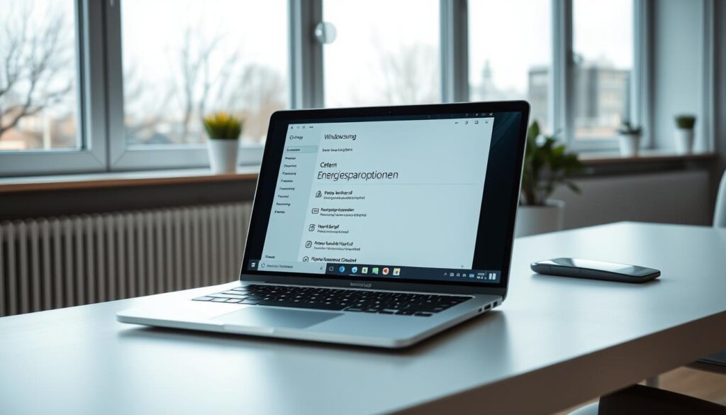 Windows Energiesparoptionen